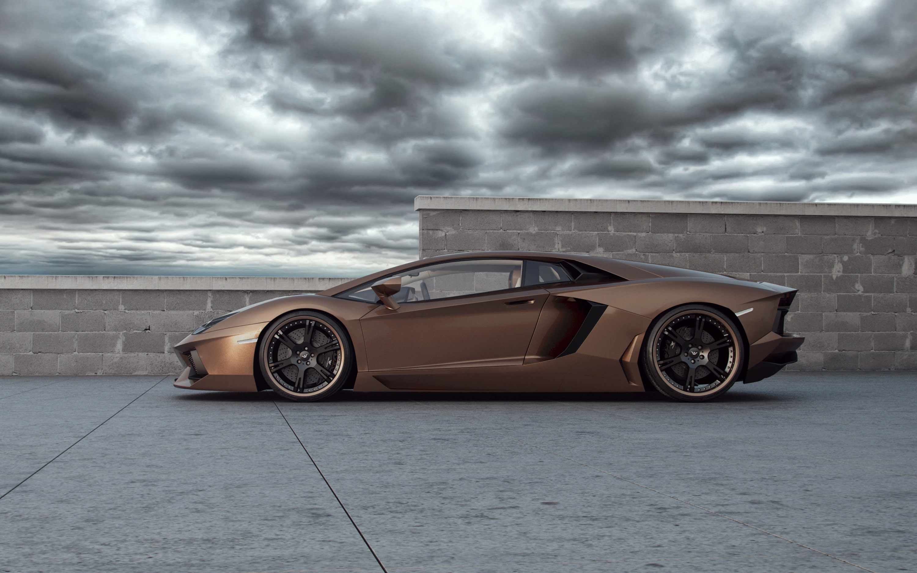 wheelsandmore, Lamborghini, Aventador, Rabbioso Wallpaper