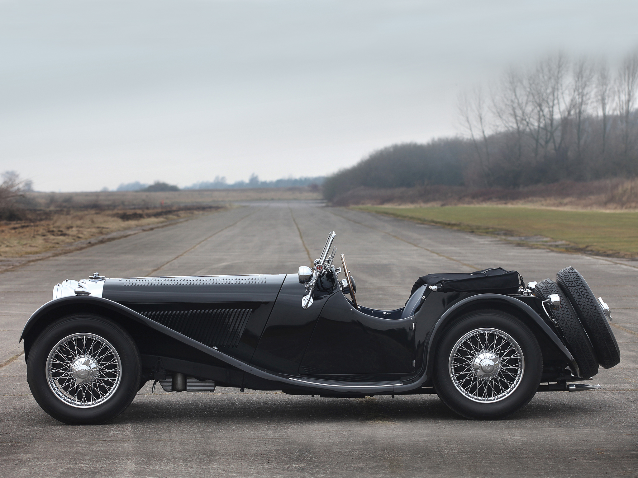 1936, Jaguar, Ss, 100, Roadster, Retro, S s, E3 Wallpaper