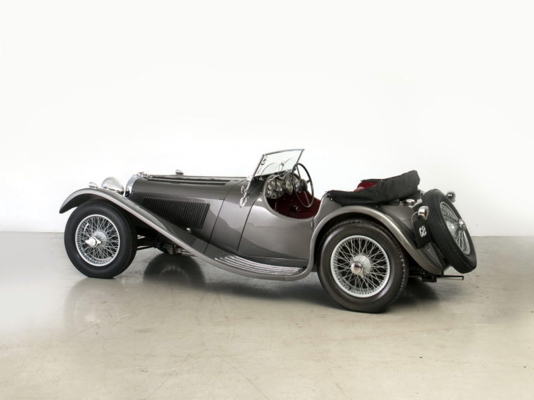 1936, Jaguar, Ss, 100, Roadster, Retro, S s HD Wallpaper Desktop Background