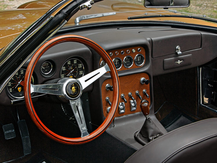 1965, Lamborghini, 350, Gts, Supercar, Convertible, Classic, Interior HD Wallpaper Desktop Background