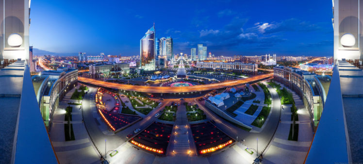 kazakhstan, Panorama, Astana HD Wallpaper Desktop Background