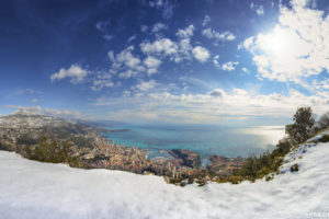 monaco, Ionako, Panorama, Winter