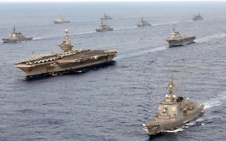 ships, Sea, Weapon, Military HD Wallpaper Desktop Background