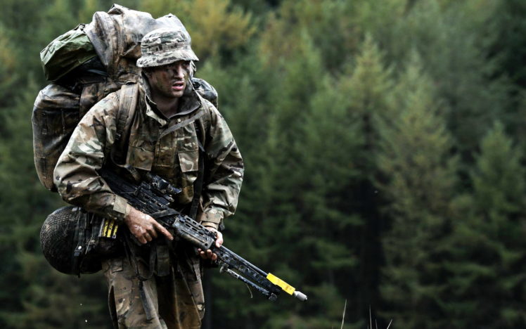 soldiers, British, Army, Weapon, Military HD Wallpaper Desktop Background