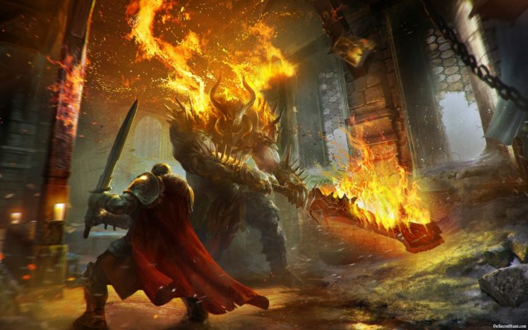 lords, Of, The, Fallen, Fantasy, Warrior, Battle, Demon HD Wallpaper Desktop Background