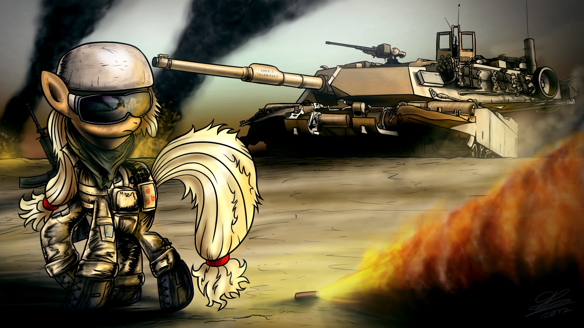 my, Little, Pony, Soldiers, Tanks, Cartoons, Army Wallpaper