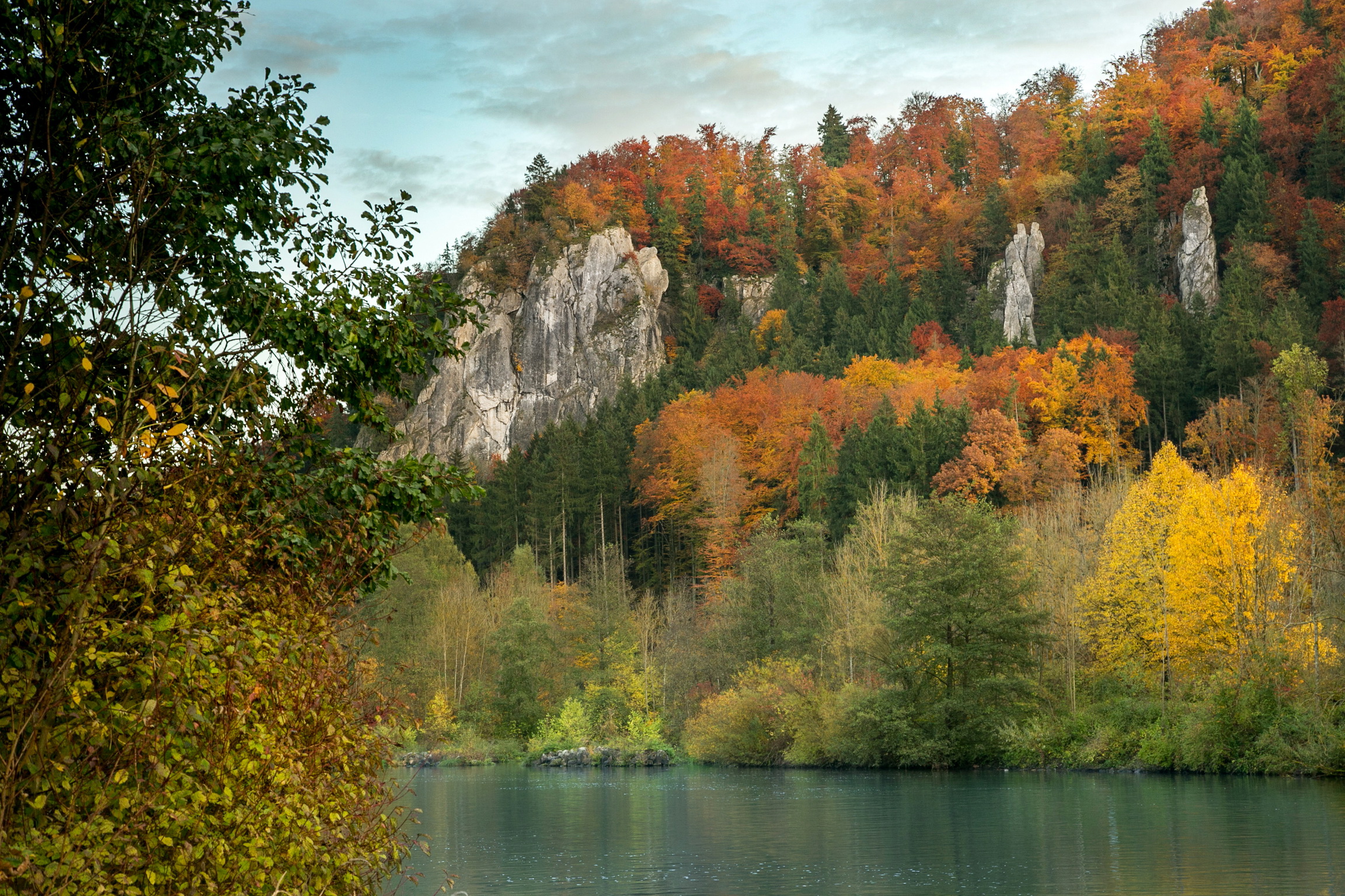 rivers, Germany, Autumn, Bavaria, Nature Wallpaper