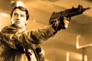 terminator, Arnold, Schwarzenegger, Weapon, Gun