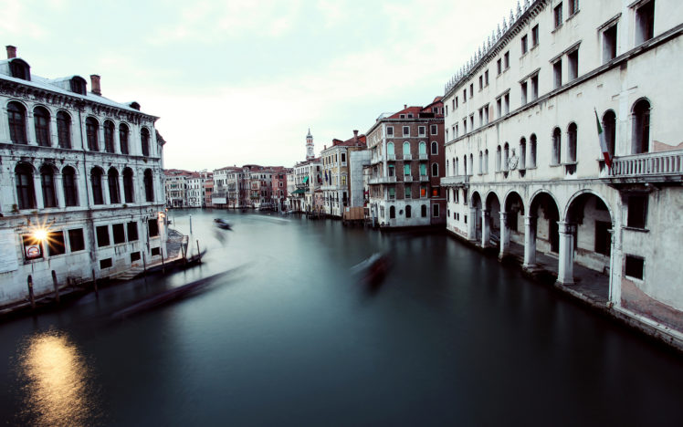 venice, Canal, Buildings, Timelapse HD Wallpaper Desktop Background