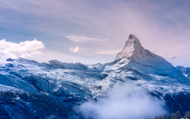 freshly, Coated, Matterhorn HD Wallpaper Desktop Background