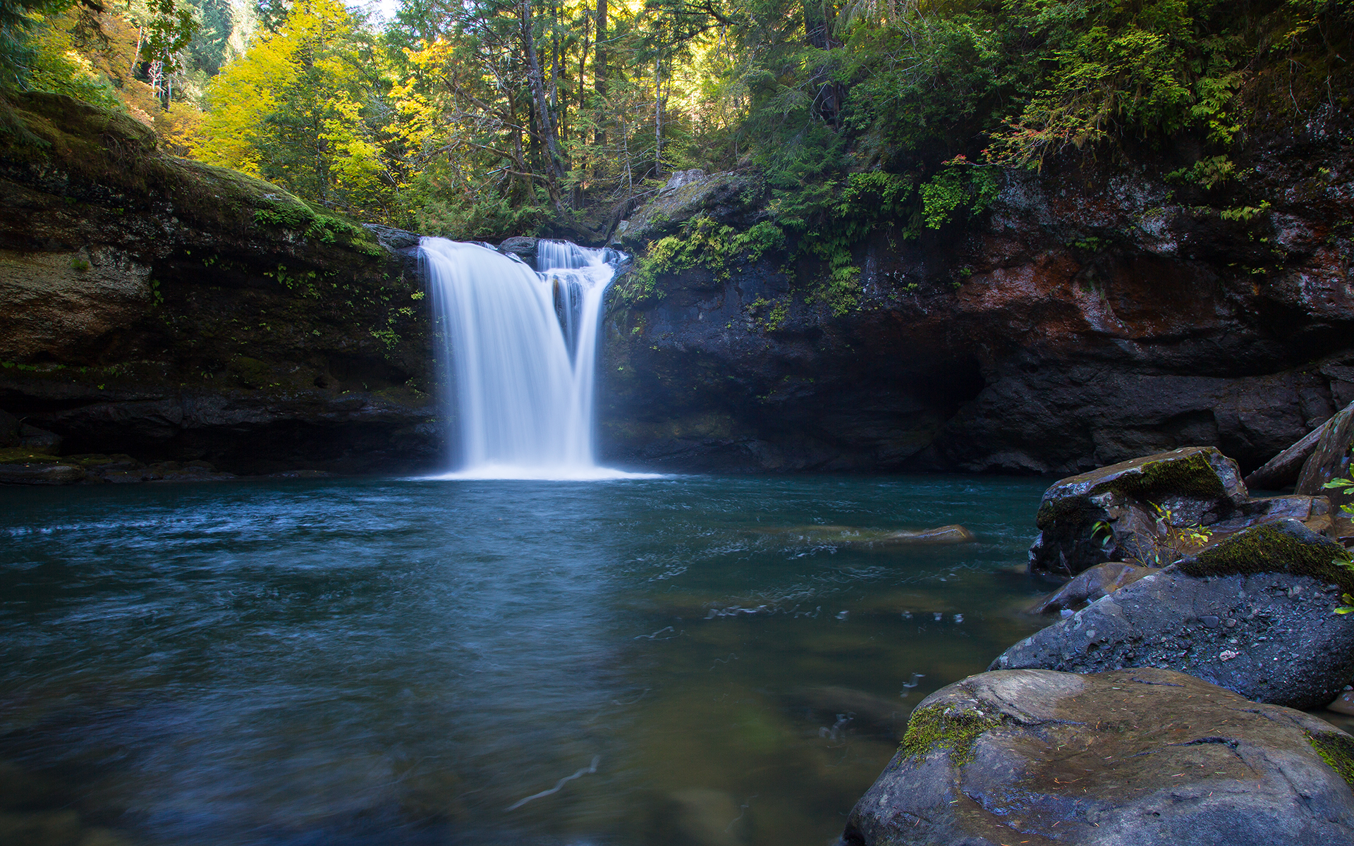 coquille, Falls Wallpaper