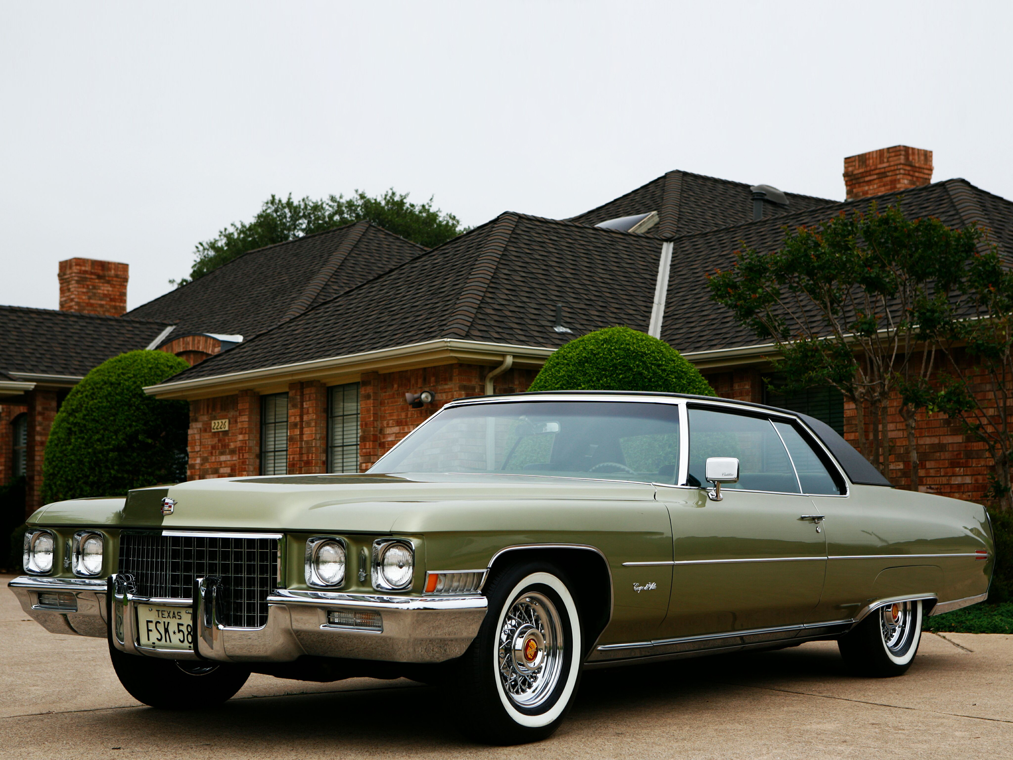 1971, Cadillac, Coupe, De, Ville,  68347j , Luxury, Classic Wallpaper