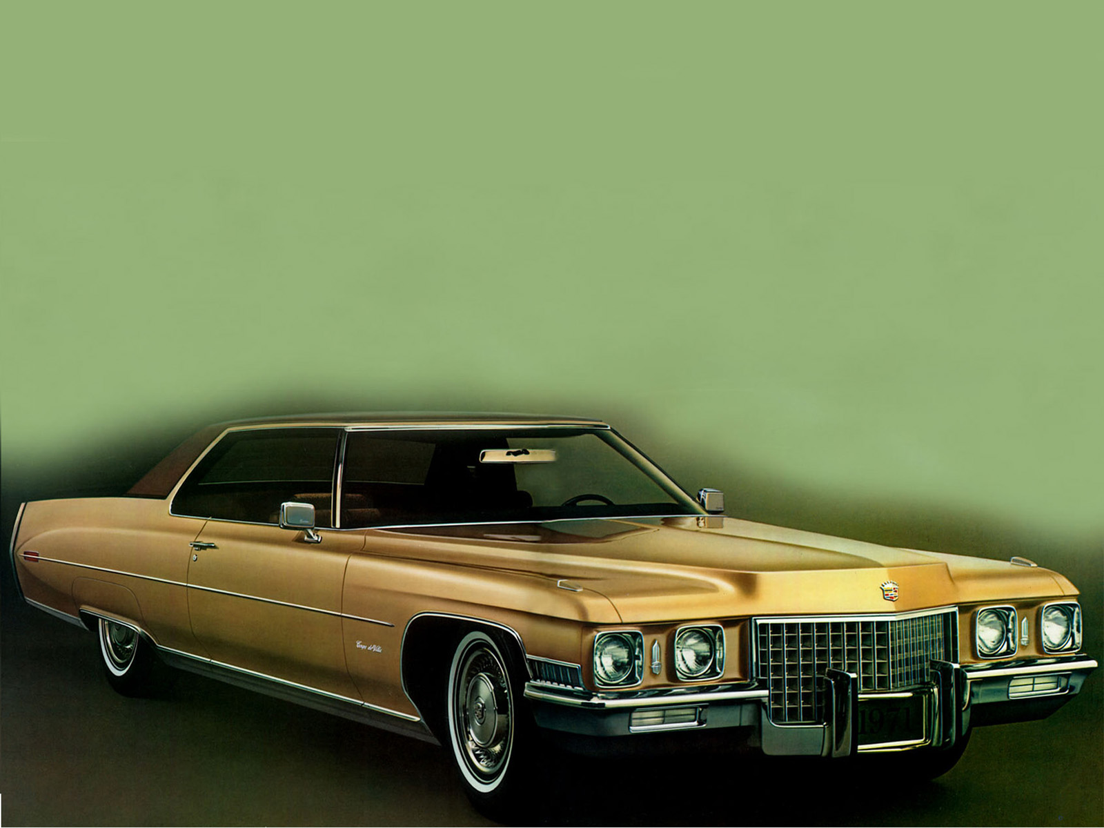 1971, Cadillac, Coupe, De, Ville,  68347j , Luxury, Classic Wallpaper
