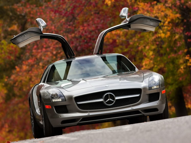 2010, Mercedes, Benz, Sls, 63, Amg, Us spec,  c197 , 6 3, Supercar HD Wallpaper Desktop Background