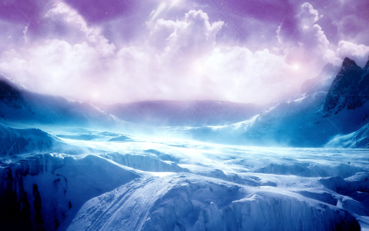 purple, Mountain, Landscape HD Wallpaper Desktop Background