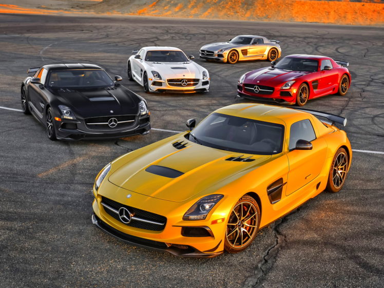 2013, Mercedes, Benz, Sls, 63, Amg, Black, Series, Us spec,  c197 , Sls 63, Supercar HD Wallpaper Desktop Background