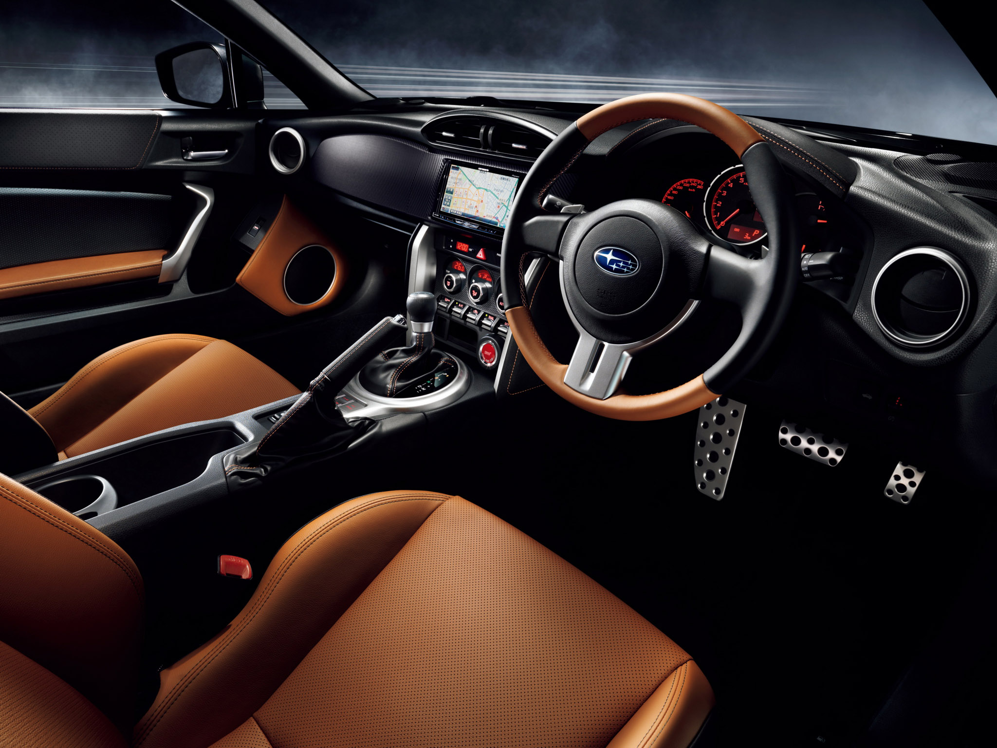 2013, Subaru, Brz, Premium, Sport, Package, Tuning, Interior Wallpaper