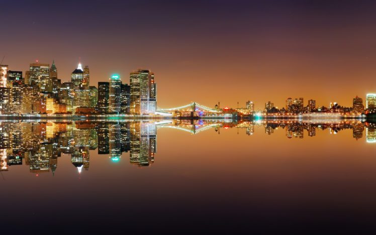 cityscapes, Seas, Buildings, Reflections HD Wallpaper Desktop Background