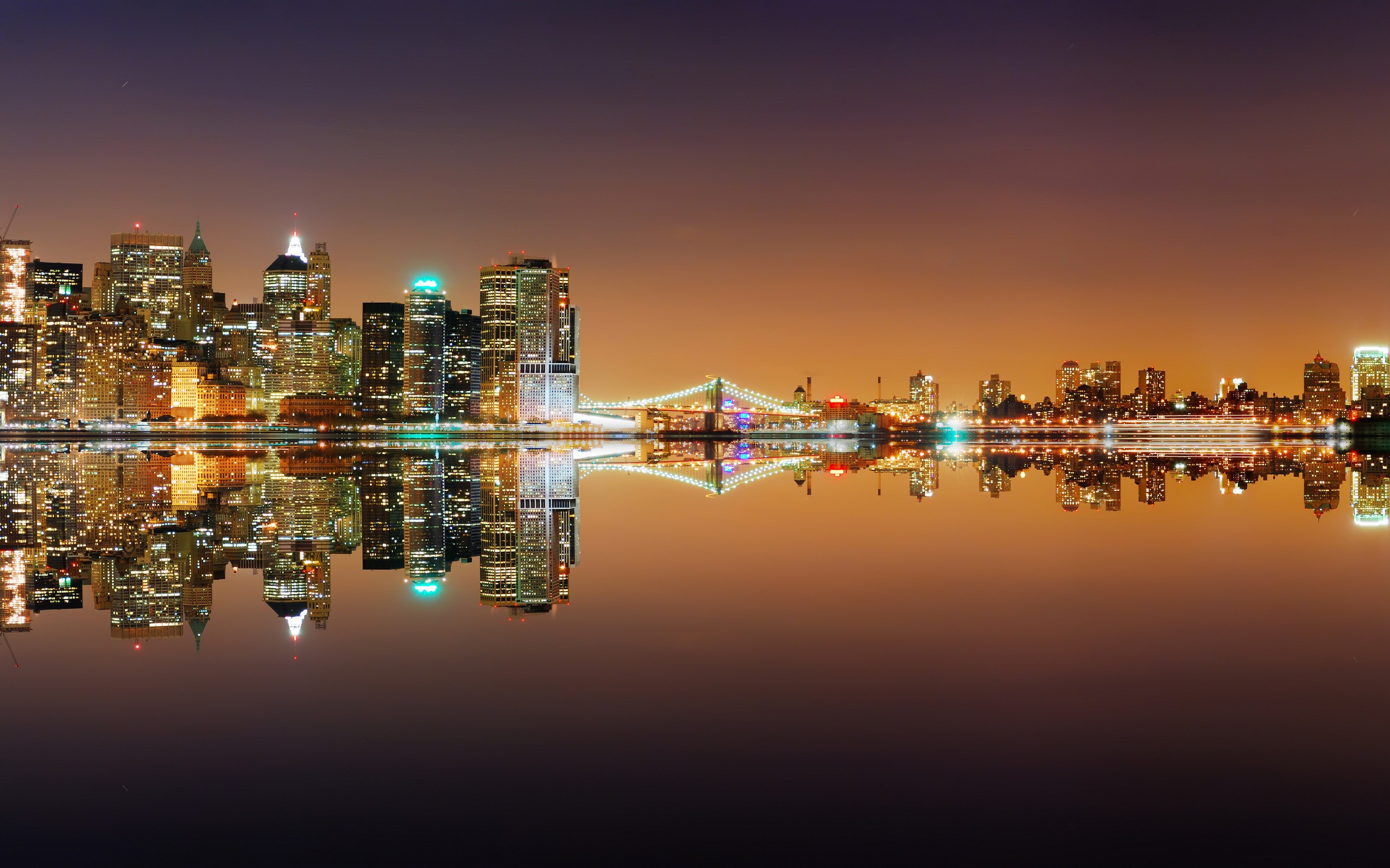 cityscapes, Seas, Buildings, Reflections Wallpaper