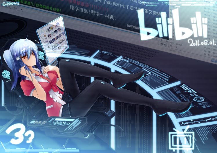 science, Fiction, Anime, Girls HD Wallpaper Desktop Background