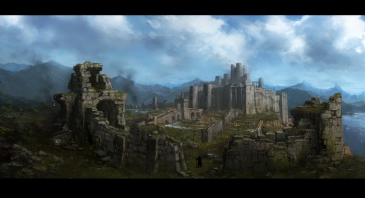 dragons, Dogma, Fantasy, Game, City HD Wallpaper Desktop Background