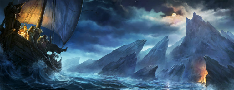 dragons, Dogma, Fantasy, Game, Ship HD Wallpaper Desktop Background
