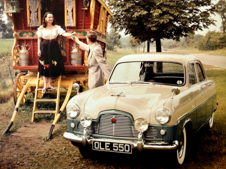 1953, Ford, Zephyr, Zodiac, Saloon, Retro HD Wallpaper Desktop Background