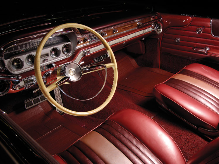 1960, Pontiac, Bonneville, Convertible,  2867 , Luxury, Classic, Interior HD Wallpaper Desktop Background