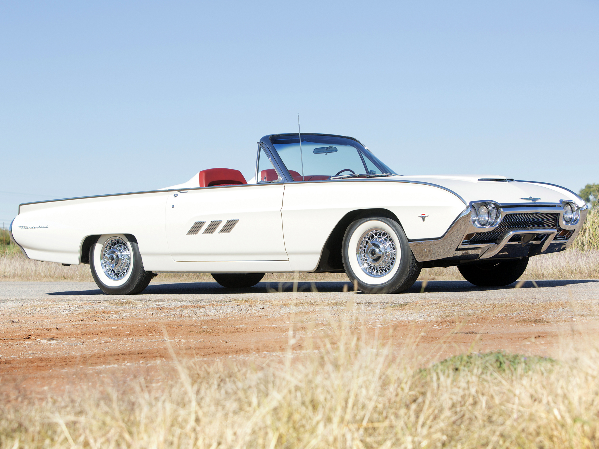 1963, Ford, Thunderbird, 390, 340hp, Convertible, Roadster,  76b , Luxury, Classic Wallpaper