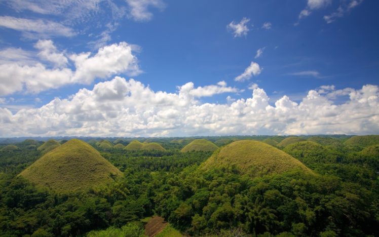 landscapes, Hills, Philippines, Chocolate, Hills HD Wallpaper Desktop Background