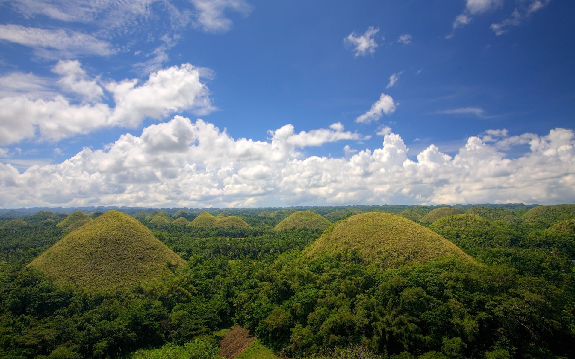 landscapes, Hills, Philippines, Chocolate, Hills Wallpaper