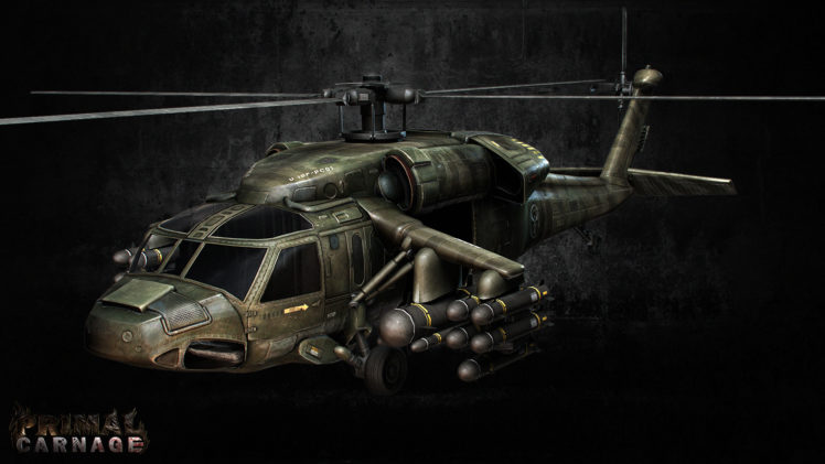 primal, Carnage, Fantasy, Helicopter, Military HD Wallpaper Desktop Background