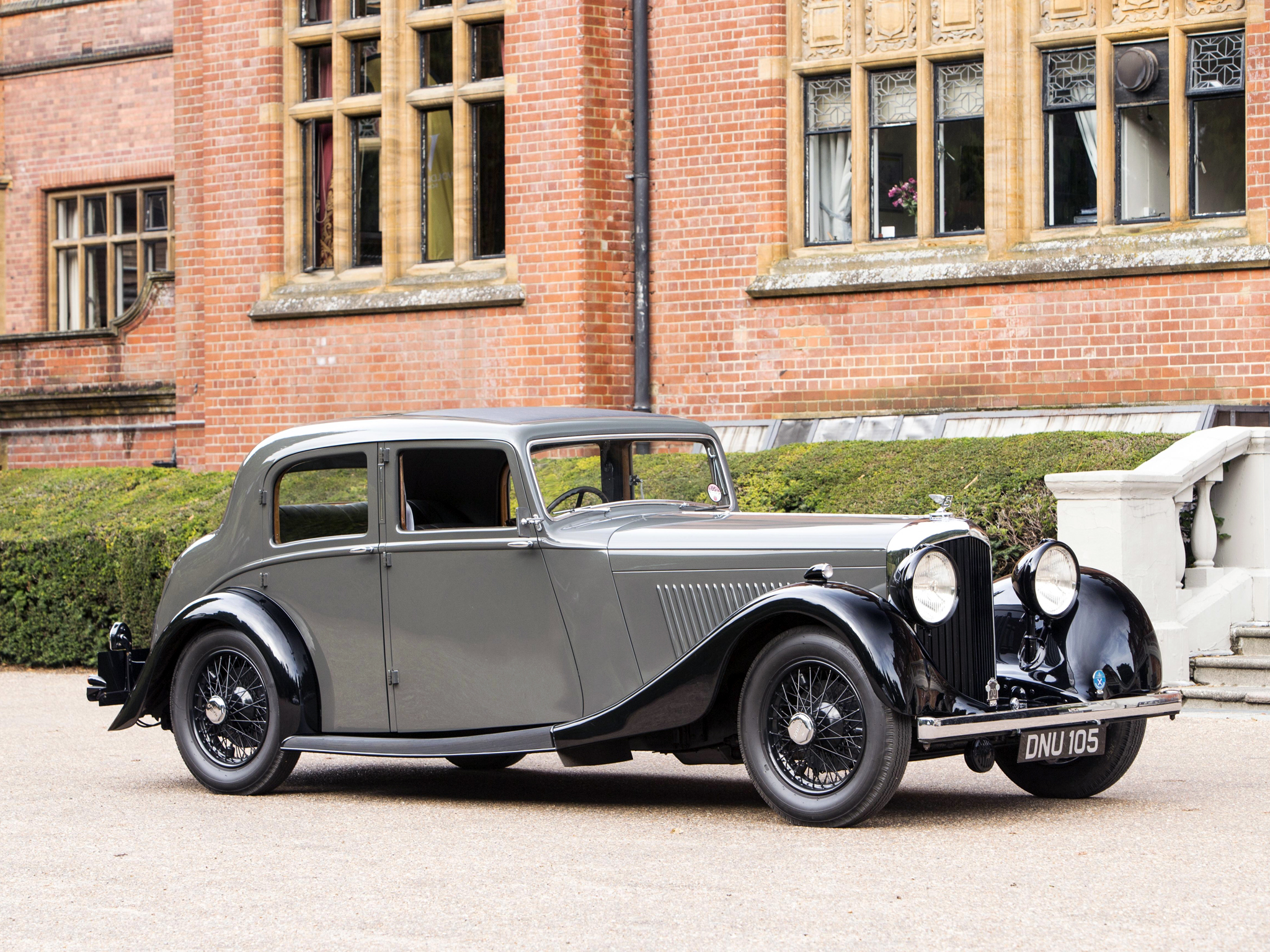 1936, Bentley, Sports, Saloon, By, Park, Ward, Luxury, Retro Wallpaper