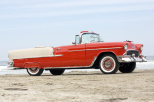 1955, Chevrolet, Bel, Air, Convertible,  2434 1067d , Retro