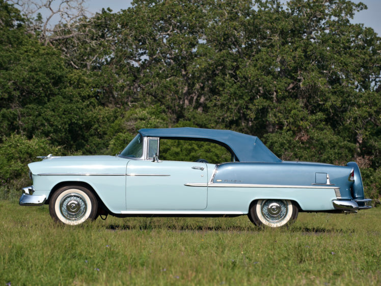 1955, Chevrolet, Bel, Air, Convertible,  2434 1067d , Retro, Re HD Wallpaper Desktop Background