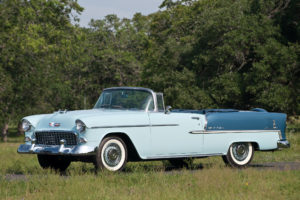 1955, Chevrolet, Bel, Air, Convertible,  2434 1067d , Retro, Gd