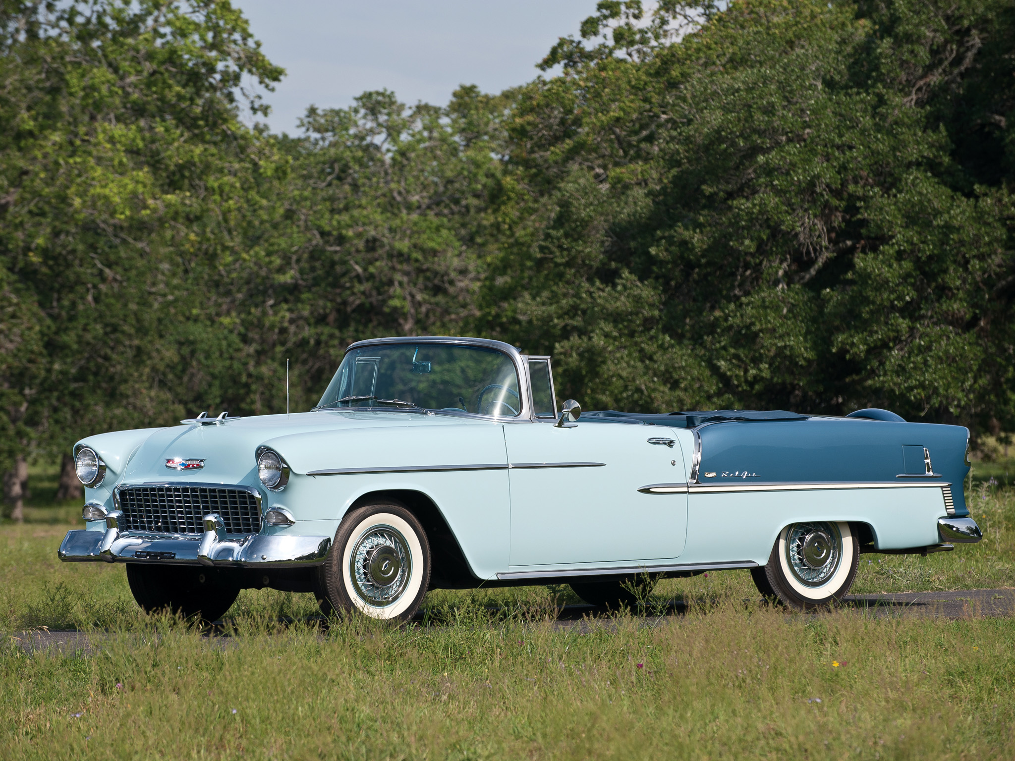 1955, Chevrolet, Bel, Air, Convertible,  2434 1067d , Retro, Gd Wallpaper