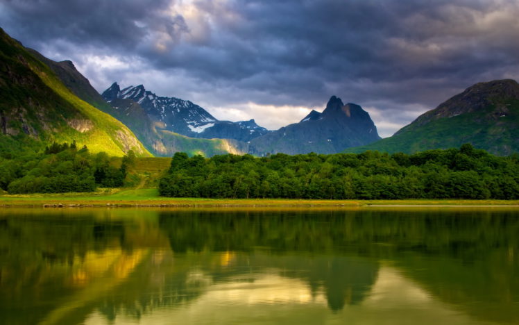 lake, Sky, Mountains, Landscape HD Wallpaper Desktop Background