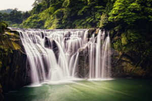 shifen, Waterfall, Forest, Nature, Waterfall, Taiwan