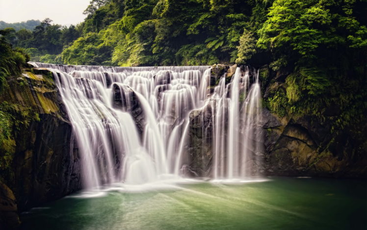 shifen, Waterfall, Forest, Nature, Waterfall, Taiwan HD Wallpaper Desktop Background