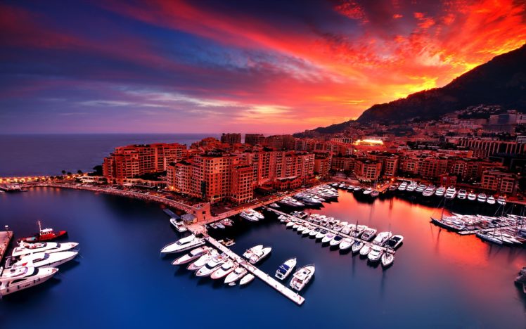 fontvieille, Monaco HD Wallpaper Desktop Background