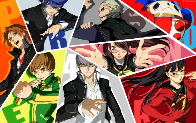 kuma, Persona, 4, Kanji, Rise, Megaten, Narukami, Yuu, Satonaka, Chie, Amagi, Yukiko, Kuma,  persona HD Wallpaper Desktop Background