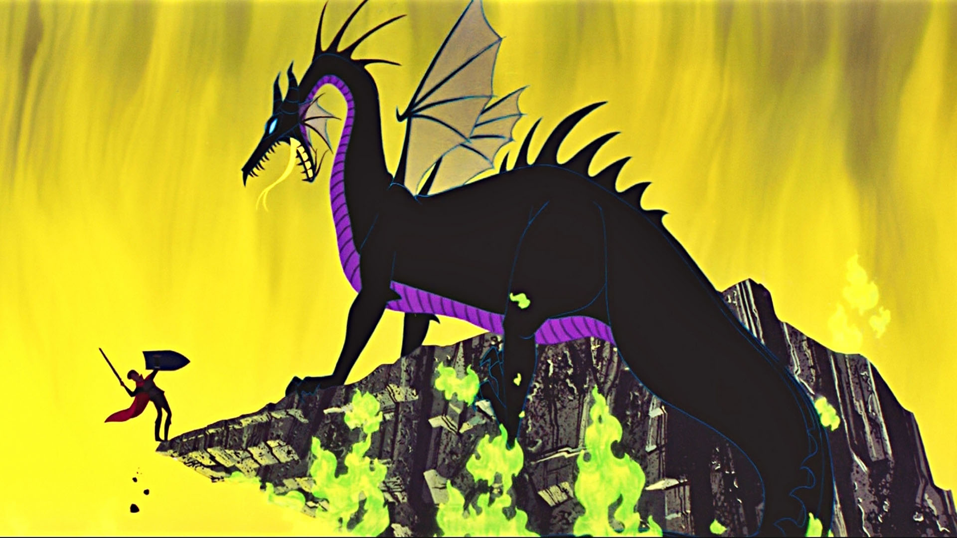 maleficent, Movie, Disney, Sleeping, Beauty, Fantasy, Dragon, Warrior, Battle Wallpaper