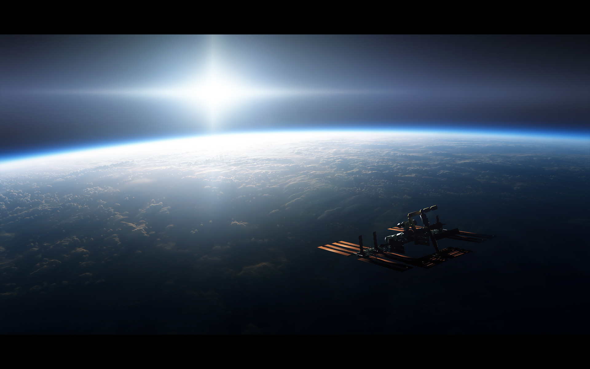 outer, Space, Earth, International, Space, Station Wallpaper