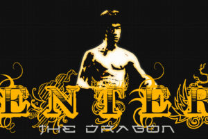 enter, The, Dragon, Bruce, Lee, Martial, Arts, Movie, Poster, Logo
