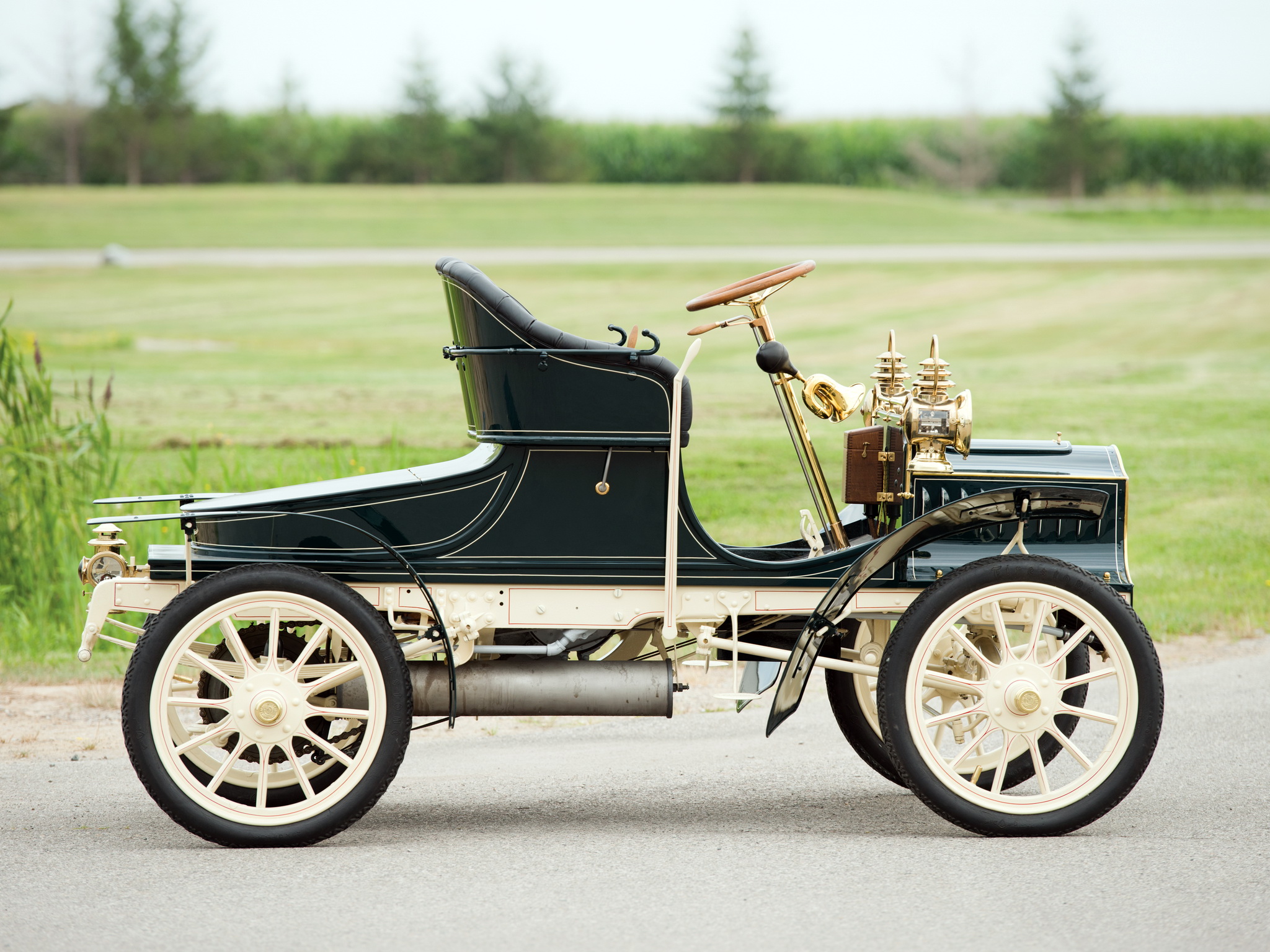 1905, Cadillac, Model e, Runabout, Retro, Luxury Wallpaper