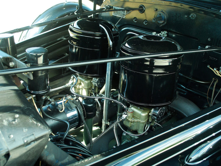 1938, Cadillac, V16, Series 90, Sedan, By, Fleetwood, Retro, Luxury, Engine HD Wallpaper Desktop Background