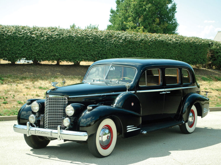 1938, Cadillac, V16, Series 90, Sedan, By, Fleetwood, Retro, Luxury HD Wallpaper Desktop Background