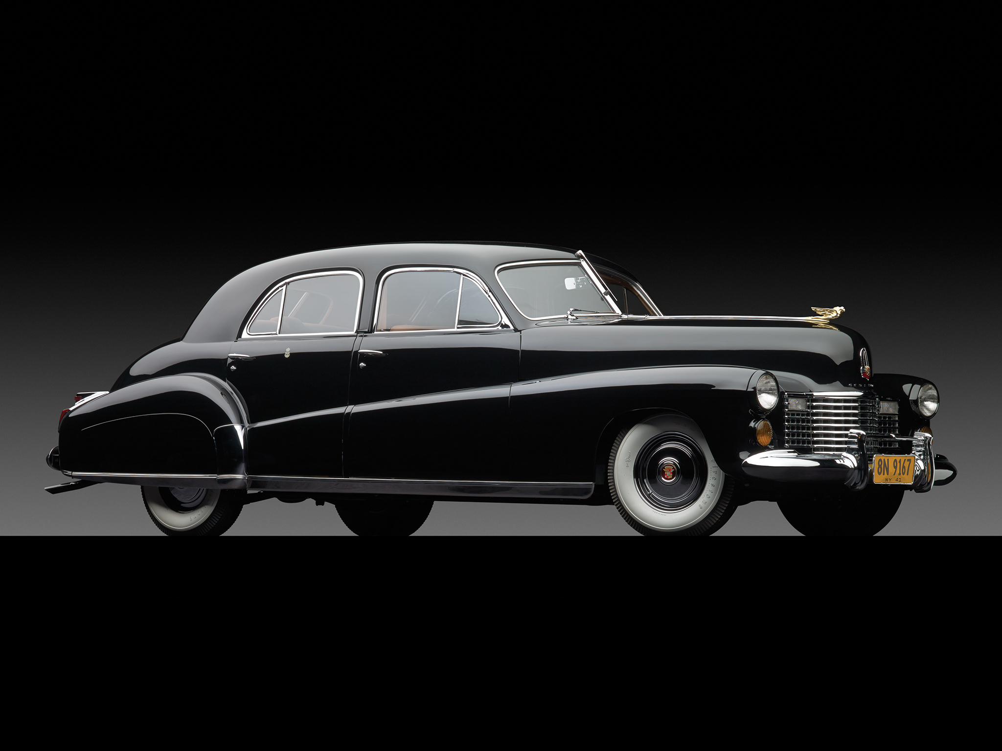 1941, Cadillac, Custom, Limousine, Duchess, Retro, Luxury Wallpaper