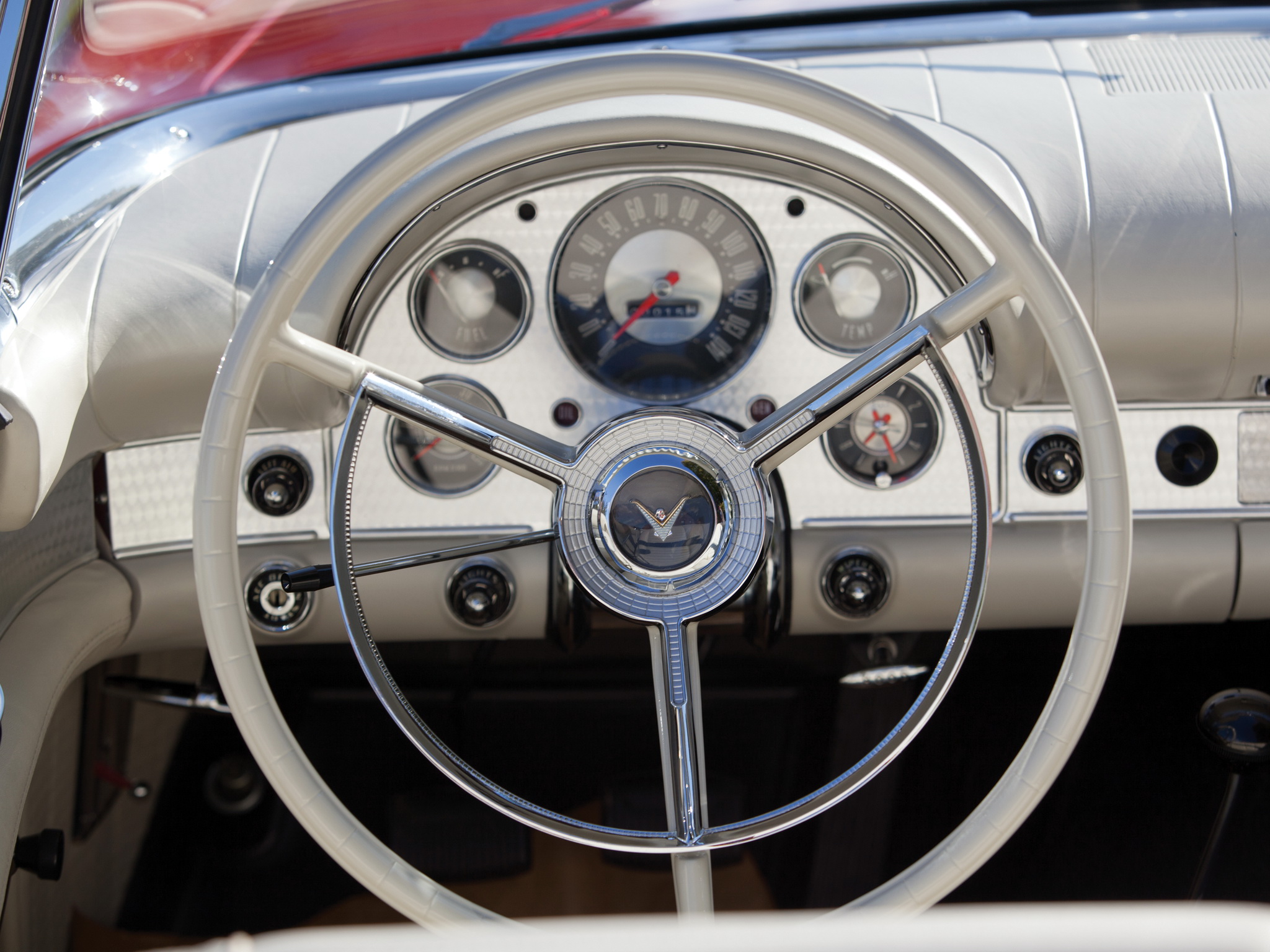 1957, Ford, Thunderbird, Special, Supercharged, 312, 300hp,  40a , Retro, Muscle, Supercar, Interior Wallpaper